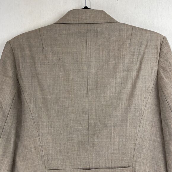 Talbots Blazer Suit Jacket Size 6 Brown Wool Career Academia Preppy Professional - Picture 5 of 11